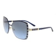 thumbnail image 1 of Tory Burch  Metal Womens Square Sunglasses Midnight Navy/Gold 57mm Adult, 1 of 6