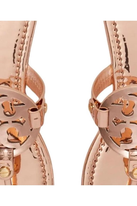 Miller Classic Metallic Sandals - Rose Gold