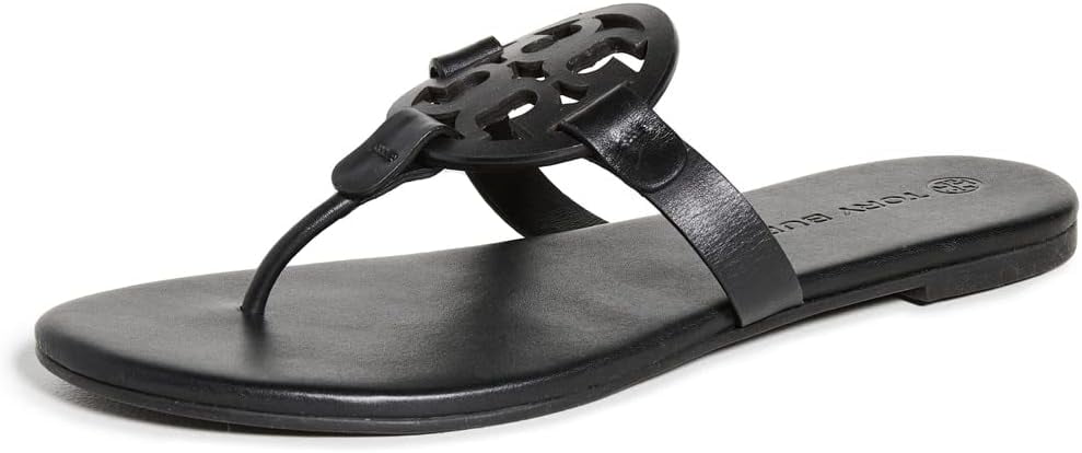 トリーバーチ☆ THE MILLER TBW6212 Tory Burch Womens Miller Soft Sandals - Perfect Black - Walmart.com