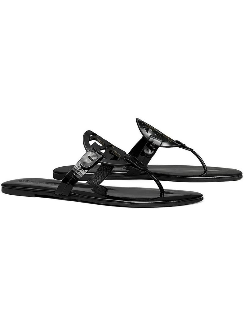 Tory Burch Miller Soft Women's Leather Memory Foam Slide