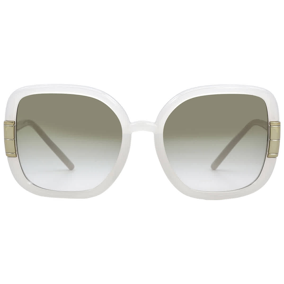 Tory Burch Womens Square Sunglasses - Olive Gradient, Milky  display picture 1