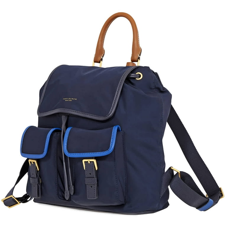 Tory burch navy blue backpack top