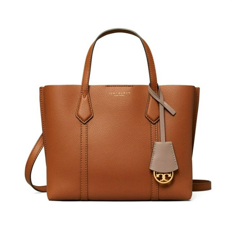 Tory Burch Perry Small Triple Compartment Leather Tote Bag