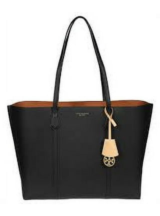 Tory Burch Emerson Top Zip Tote Mini Bright Samba in Saffiano