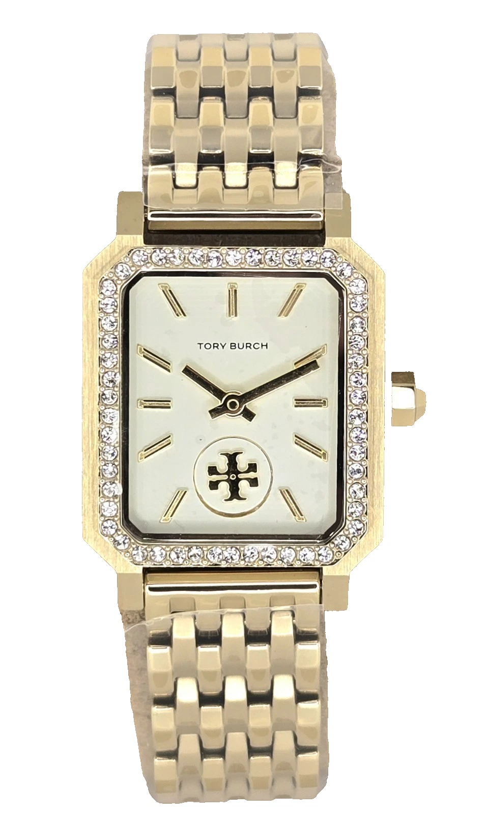 TORY BURCH Robinson TBW1513 Cream Dial Gold Bracelet 27MM Womens Watch