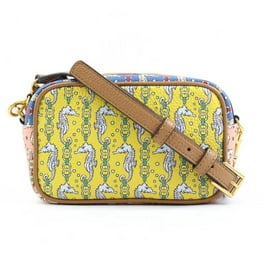 TORY BURCH フレミンクソフトカトケス 1371470 001 Tory Burch Britten Croc Embossed Leather Large Zip Pouch