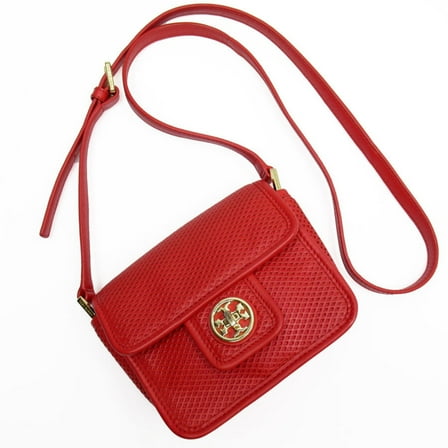 Pre-Owned Tory Burch Shoulder Bag Leather Red Women's T19369A (Good)