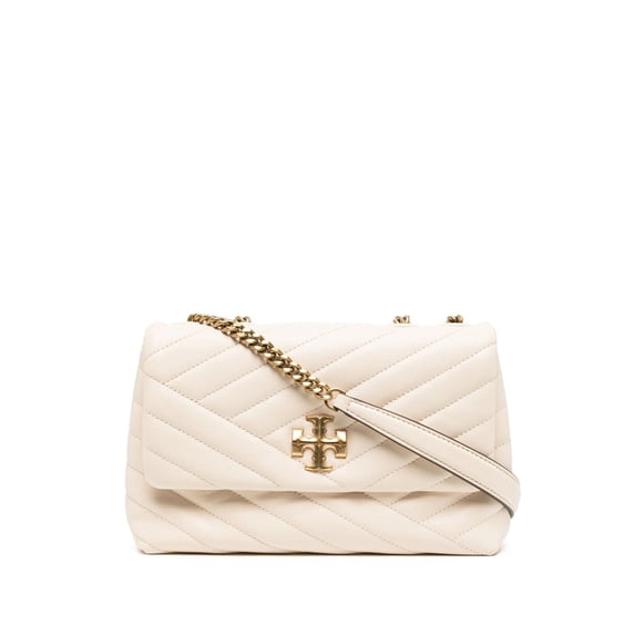 Tory Burch Women's Kira Chevron Small Should Bag Neutrals