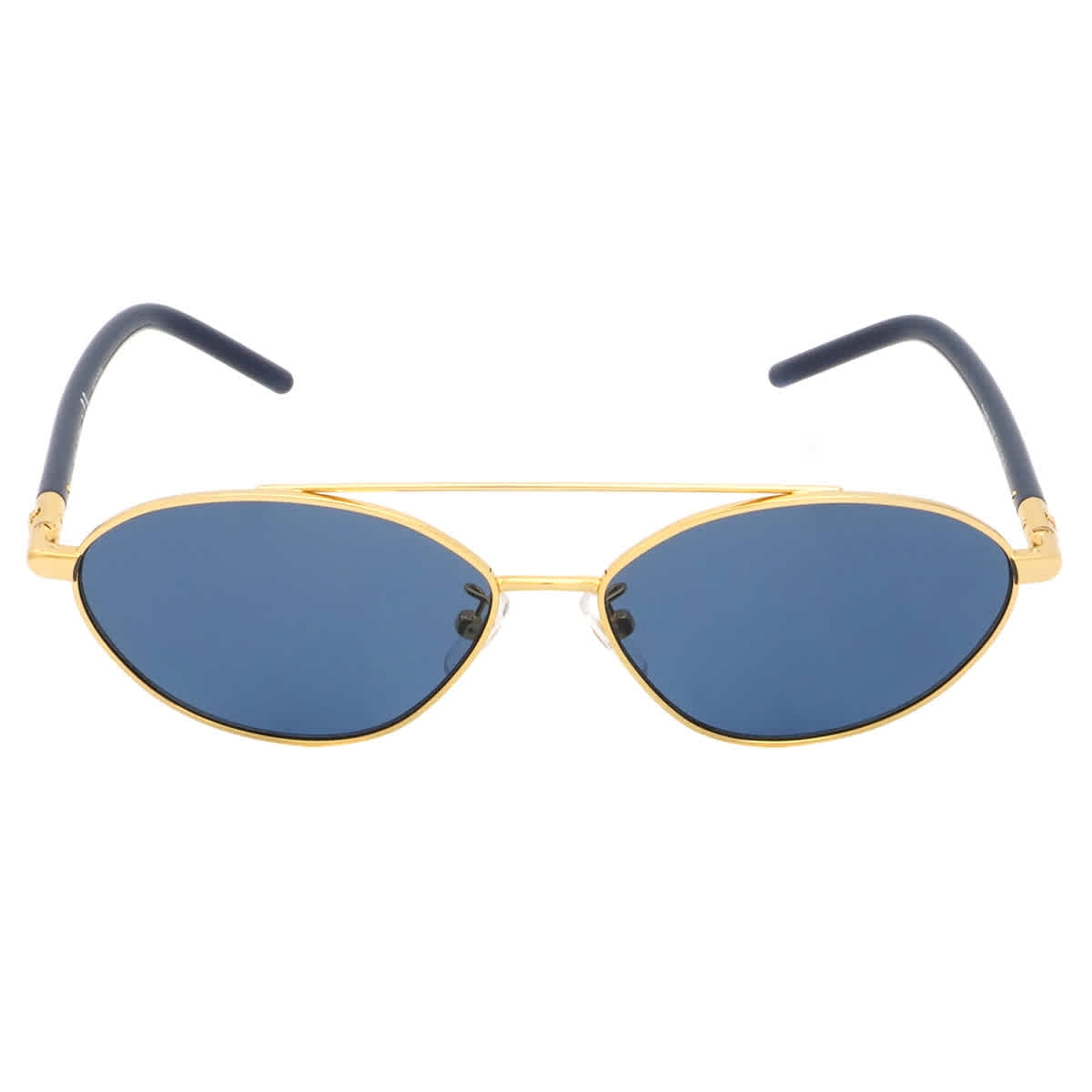 Tory Burch Solid Navy Oval Ladies Sunglasses TY6088 331180  display picture 3