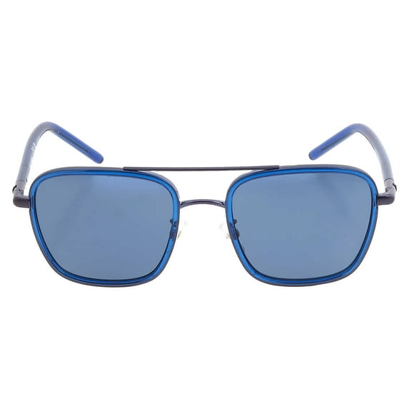 Tory Burch TY 6090 Metal Womens Navigator Sunglasses Blue 53mm Adult