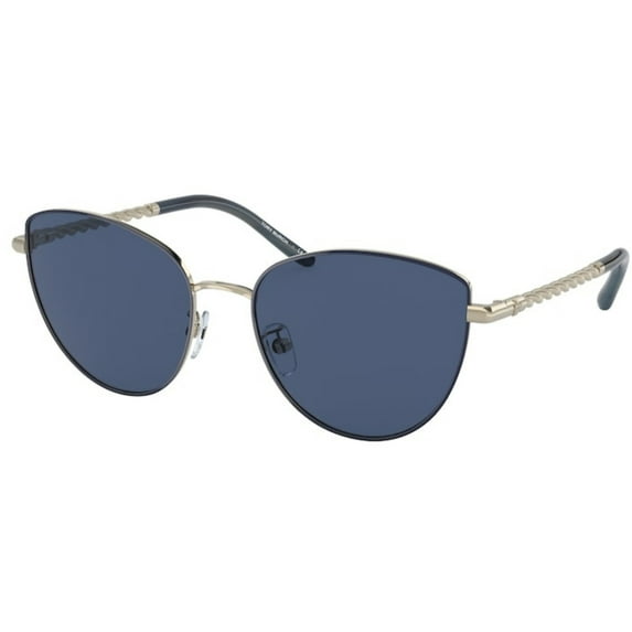 Tory Burch TY 6091 Metal Womens Cat Eye Sunglasses Gold 56mm Adult