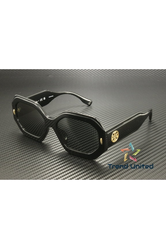 TY 7192U Plastic Womens Geometric Sunglasses Black 55mm Adult