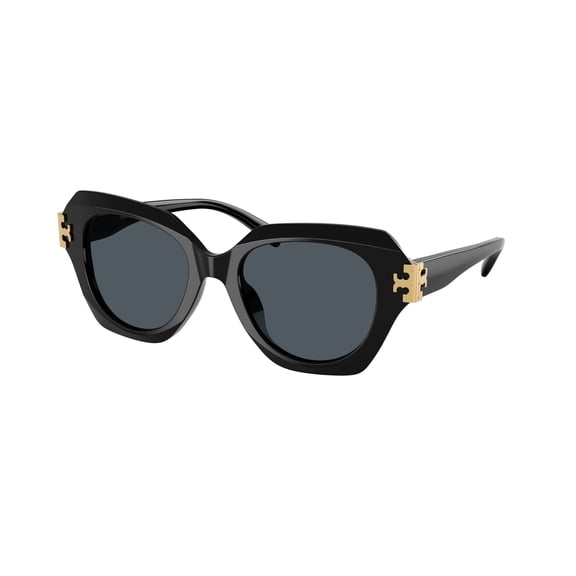 Tory Burch TY 7215U Plastic Womens Cat-Eye Sunglasses Black 51mm Adult