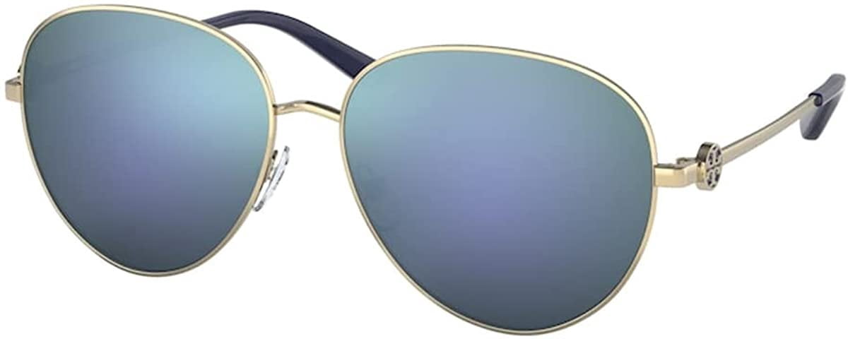 Tory Burch TY6082 329769 56MM Shiny Gold Metal/Solid  display picture 2