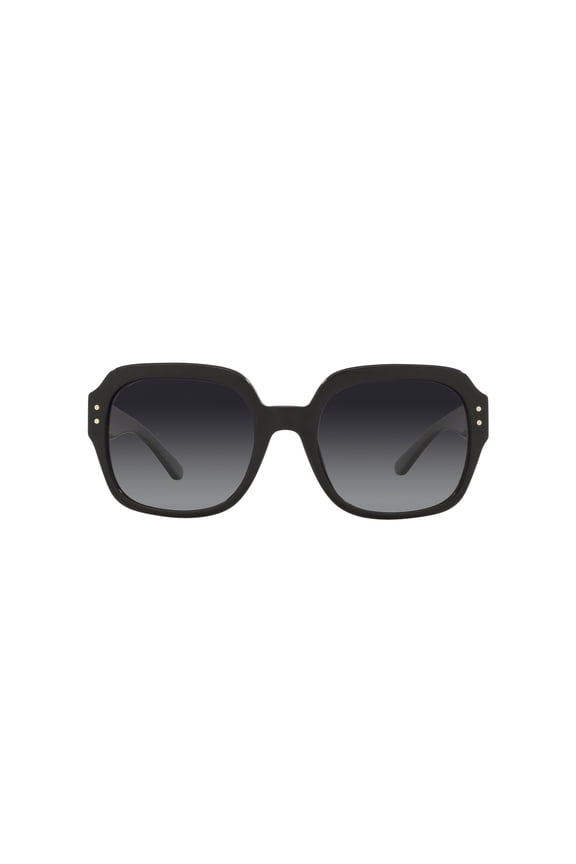 TY 7143U Plastic Womens Square Polarized Optical Sunglasses Black 56mm Adult