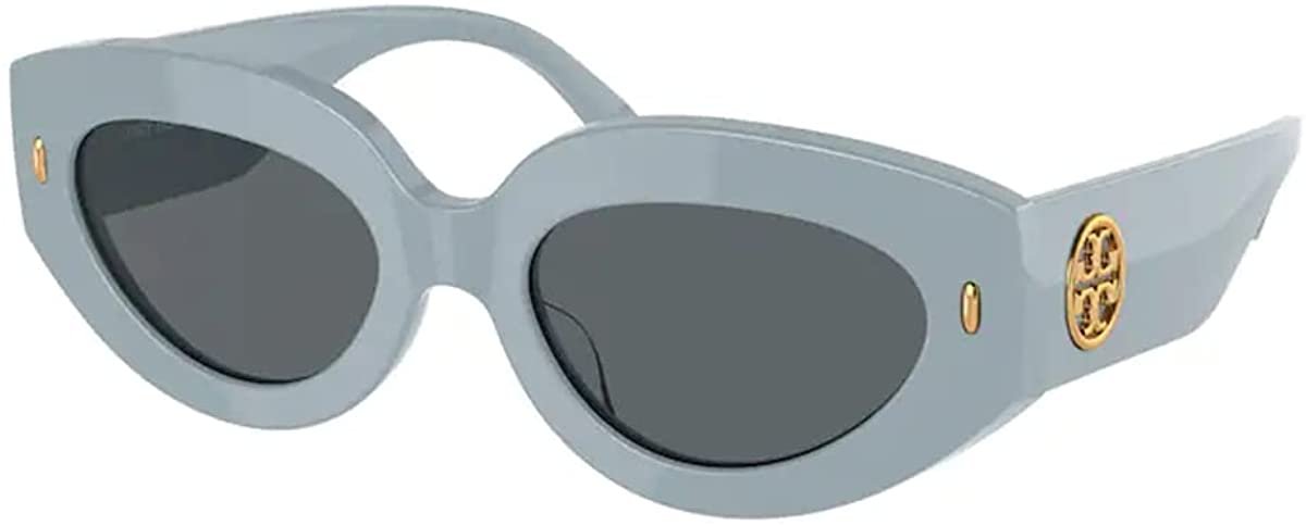 Tory Burch TY7171U 18873F 51MM Crisp Blue / Solid Grey Cat  display picture 1