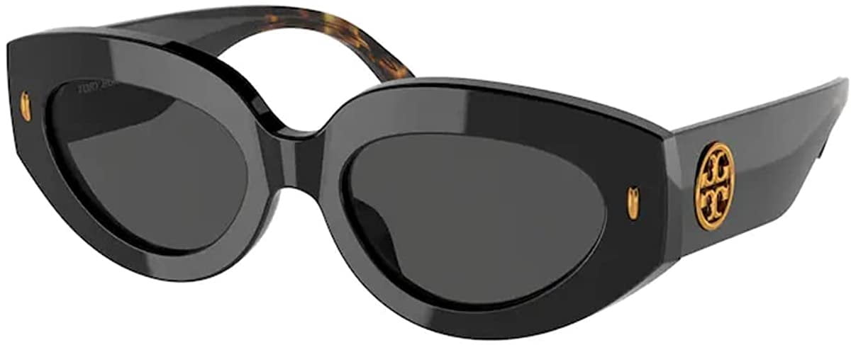 Tory Burch TY7171U 190387 51MM Black / Solid Grey Cat Eye  display picture 2