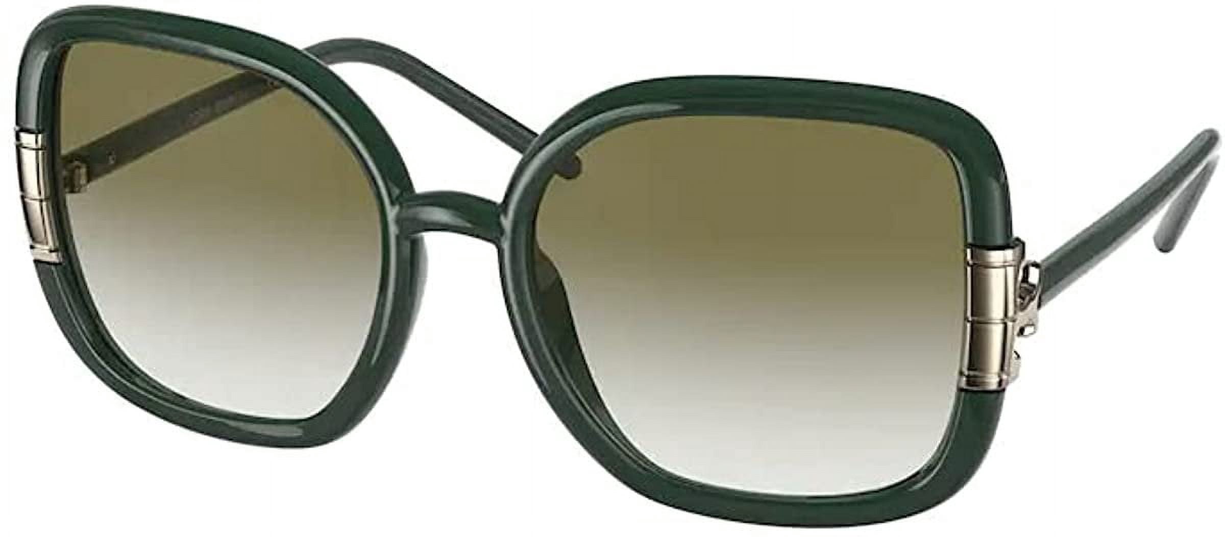 Tory Burch olive green Square Ladies Sunglasses Oversized Square Logo Sunglasses: Women main image 3