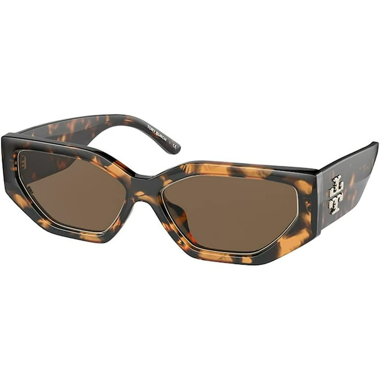 Tory Burch, Accessories, Tory Burch Kira Square Sunglasses Ty759u Amber  Tortoise