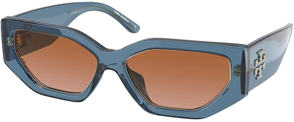 Tory Burch TY9070U 185913 55MM Transparent Blue/Amber 
