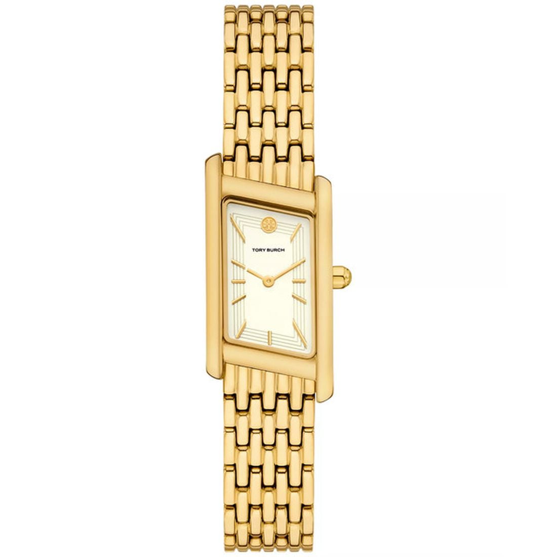 Tory Burch The Eleanor Women's Cream Dial Gold-Tone Quartz Watch TBW1089