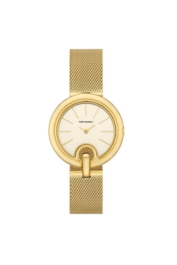 Rory burch gild tone quartz ladies watch Tory Burch Women main image 4