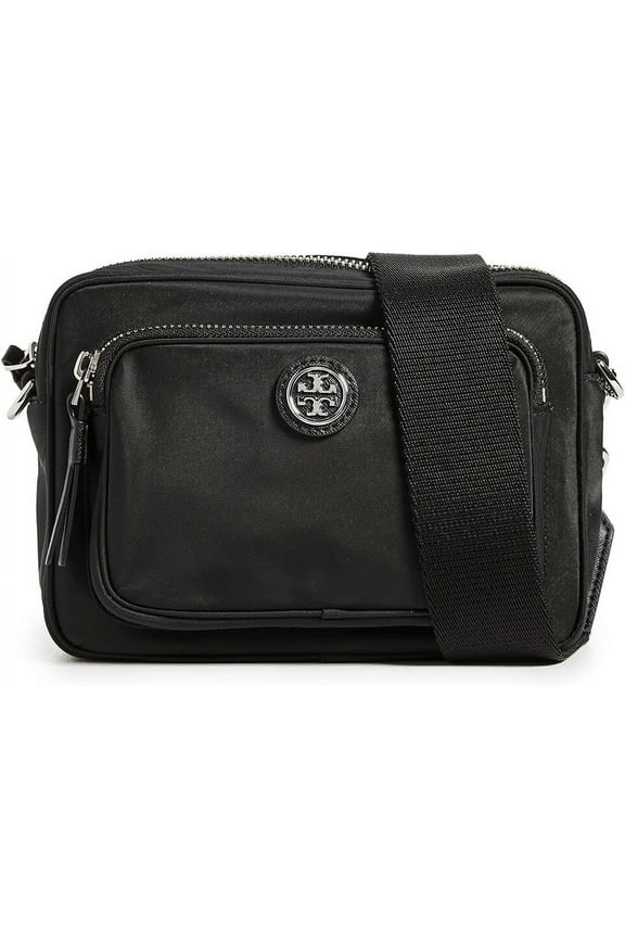 Women's Nylon Mini Crossbody Black