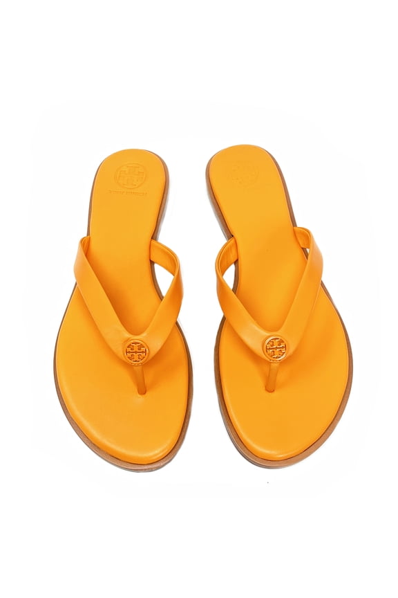 Women's Benton Thong Flat Sandals - Sun Orange - Size 7.5