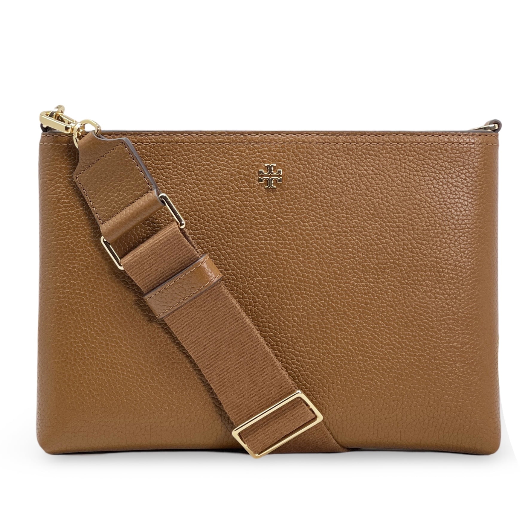 Tory Burch Women's Blake Medium Pebbled Leather Top-Zip Swingpack