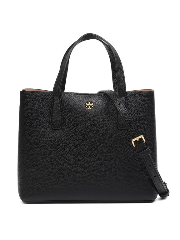 Women's Blake Pebbled Leather Small Tote Bag (Black)