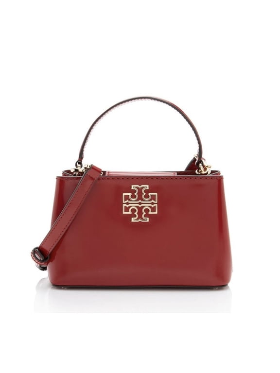 Women's Britten Mini Satchel With Gold-Tone Hardware (Bartlett Red)