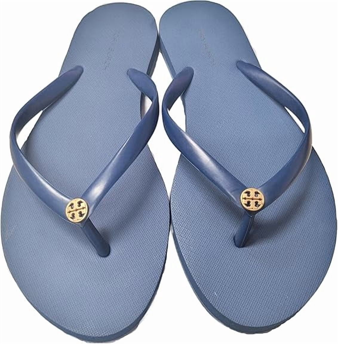 Tory Burch Women's Chelsea Flip-Flops in Navy Sea, Size 6 US