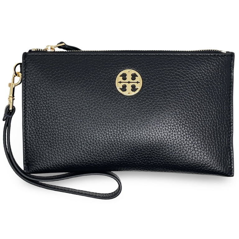 Tory Burch Women's Chelsea Pebbled Leather Top Zip Phone Wallet