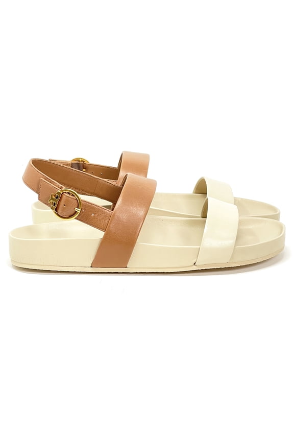Womens Colorblock Strap Sandal (Royal Tan / Dulce De Leche), Size 8.5