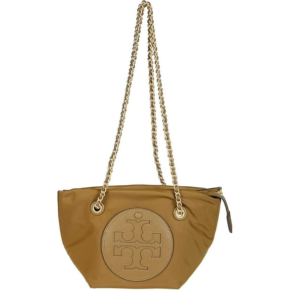 Tory Burch Women's Ella Small Chain Crossbody, Camel