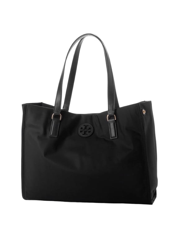 Women's Ella Small Nylon Tote Bag (Black)