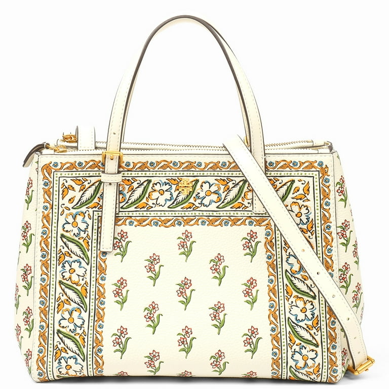 Tory burch small double zip tote cheap
