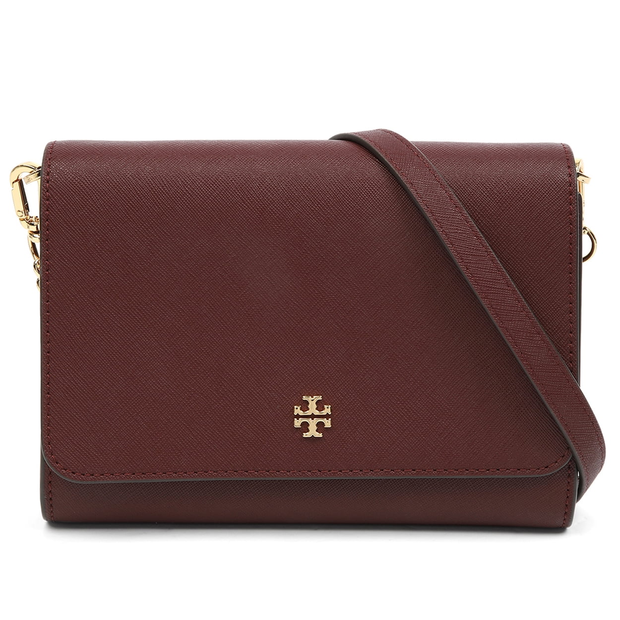 Tory Burch Women's Emerson Saffiano Leather Convertible Crossbody Tory Burch Women's Emerson Saffiano Leather Convertible Crossbody