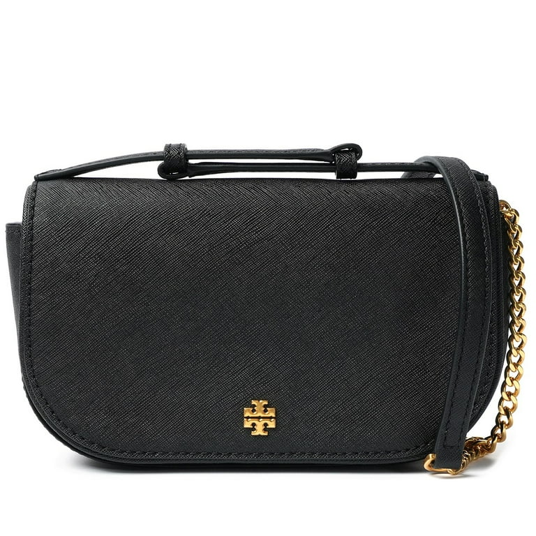 Tory Burch Women's Emerson Snap Saffiano Leather Small Top