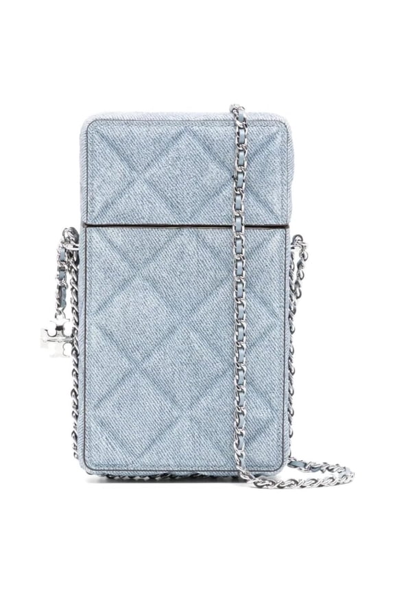 Women's Fleming Phone Crossbody Bag, Denim