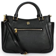 Tory Burch Womens Frances Small Satchel, Black, One Size