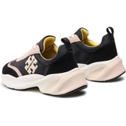 Tory Burch Women's Good Luck Trainer Sneakers, Black/Cream/Black, 11 Medium US