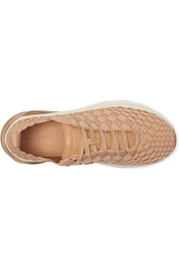 Women's Good Luck Woven Trainer Sneaker, Vintage Blush