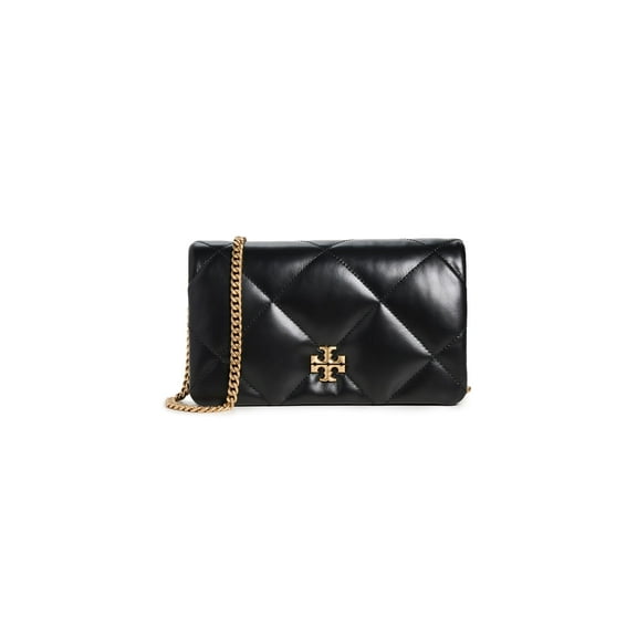 Tory Burch Women's Kira Diamond Quilt Wallet, Black