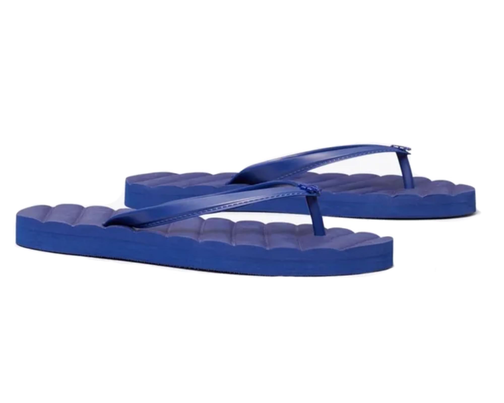 Womens Flip Flops Tory Burch Sandals Tory Burch Speer Flat Thong Sandals Womens Size 9 Navy Blue Jelly Flip Flops main image 0