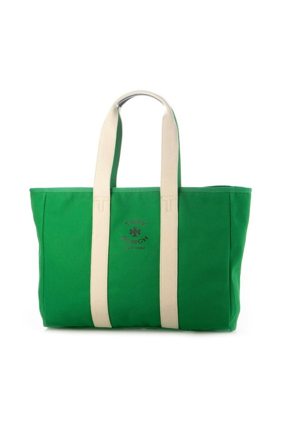 Women's Large Canvas Tote (Bright Grass)