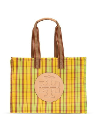 Tory Burch Ellaかごバッグ イエロー Tory Burch Ellaかごバッグ イエロー Small Ella Croc-Embossed