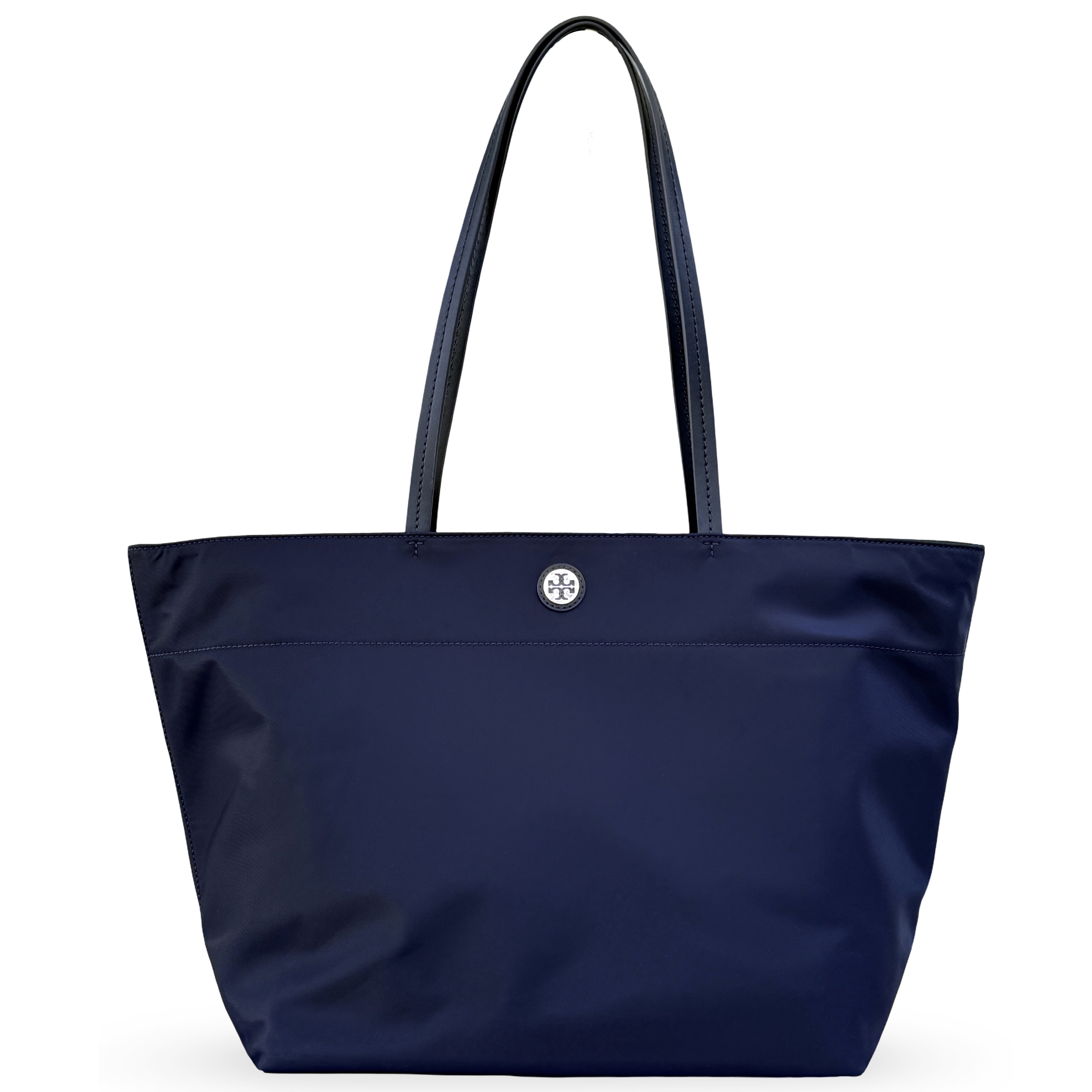 Tory Burch Women's Medium Top-Zip Nylon Tote Bag (Black) - Walmart.com