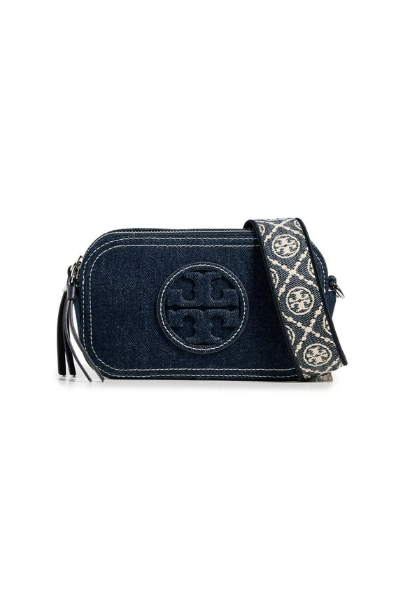 Women's Miller Denim Mini Crossbody Bag, Royal Navy, Blue, One Size