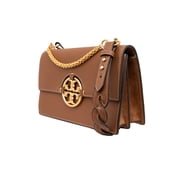 Tory Burch Womens Miller Flap Shoulder Handbag - Lumber Umber